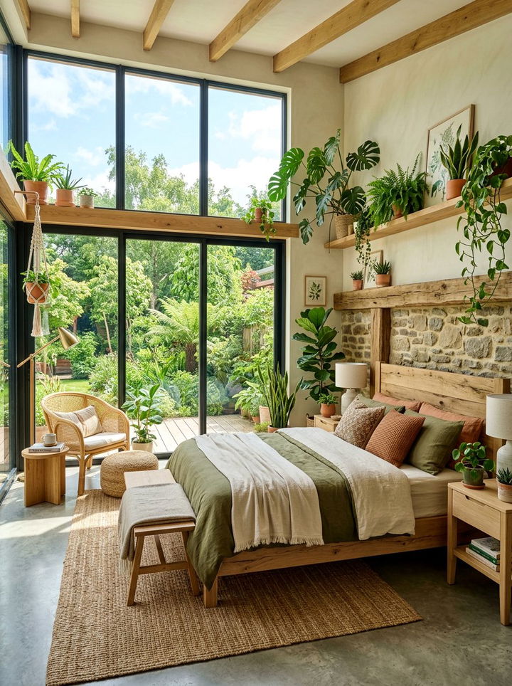 Biophilic Bedroom Decor - 30 primary bedroom ideas