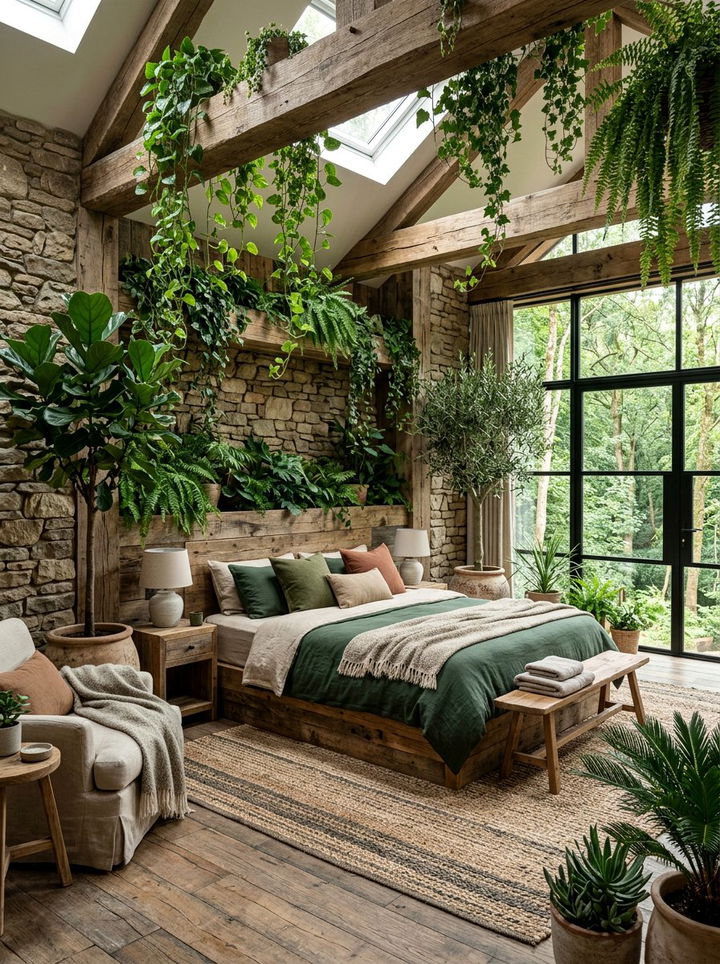 Biophilic Bedroom Design - 30 modern bedroom ideas