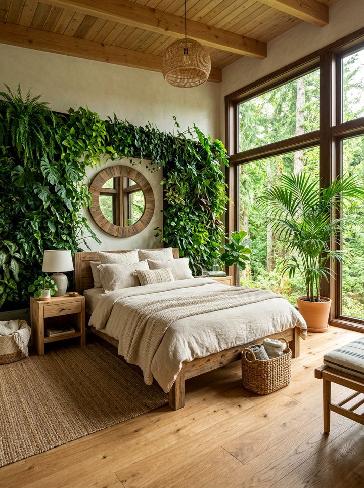 Biophilic Bedroom Space - 30 bedroom designs
