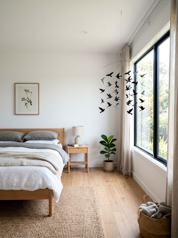 Bird Mobile Decor - 30 bird bedroom ideas
