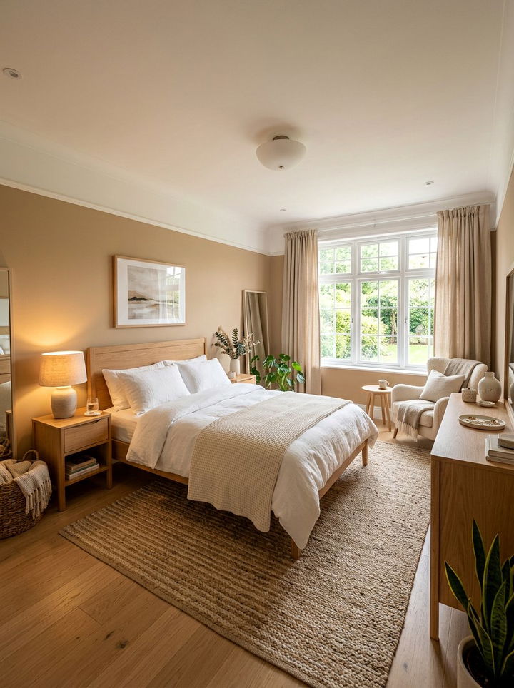 Biscuit Color Bedroom - 30 muted tone bedroom ideas