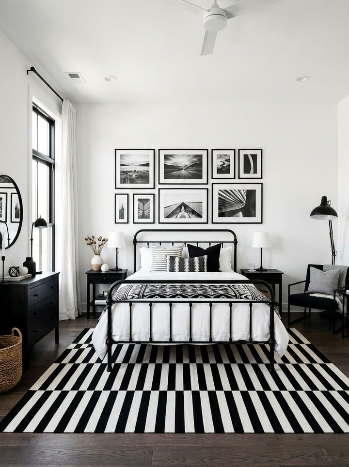 Black And White Master Bedroom - 30 large bedroom ideas