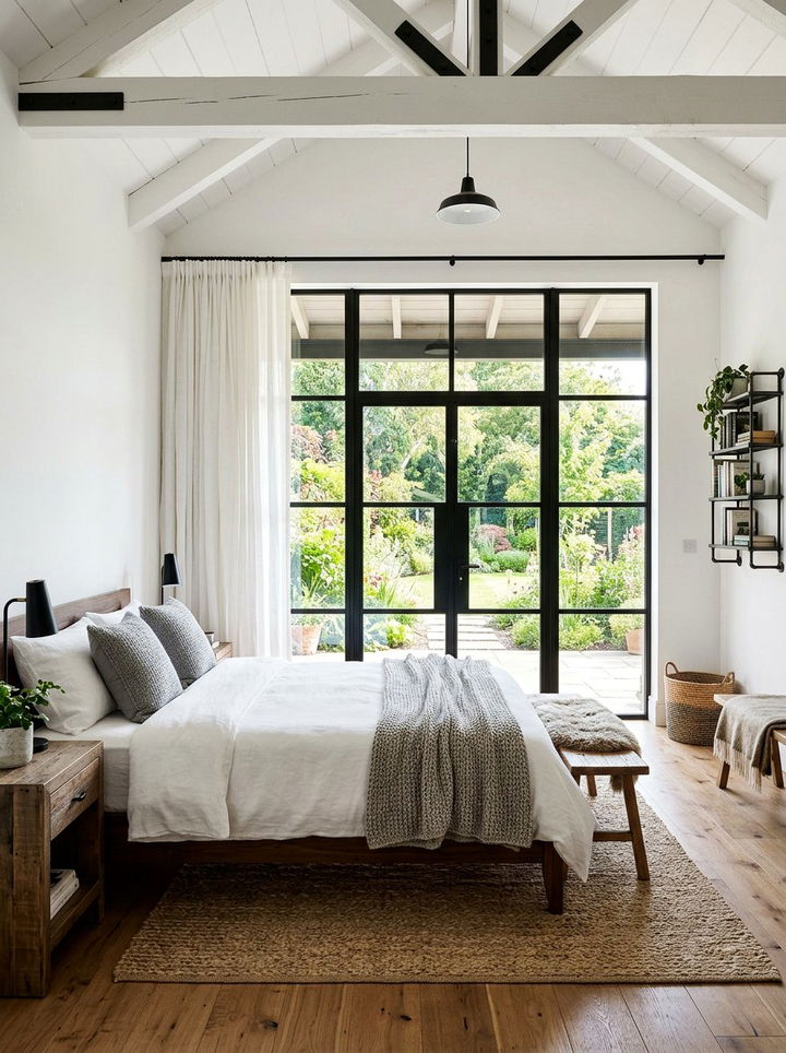 Black Bedroom Window Frame - 30 bedroom natural lighting ideas