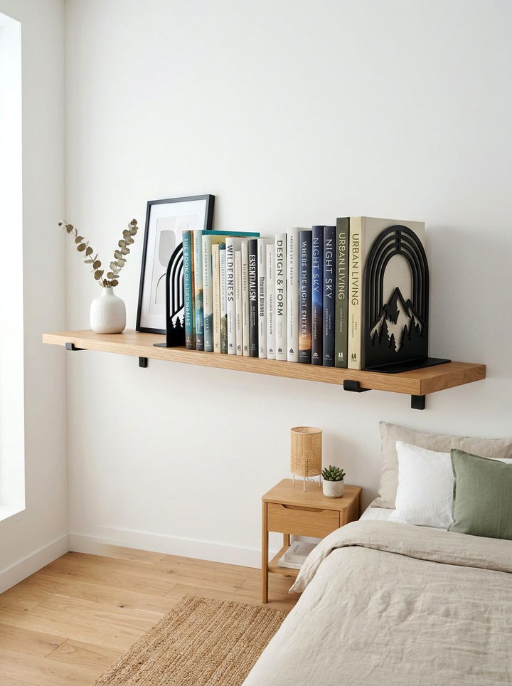Black Bookends - 30 black bedroom accessories ideas