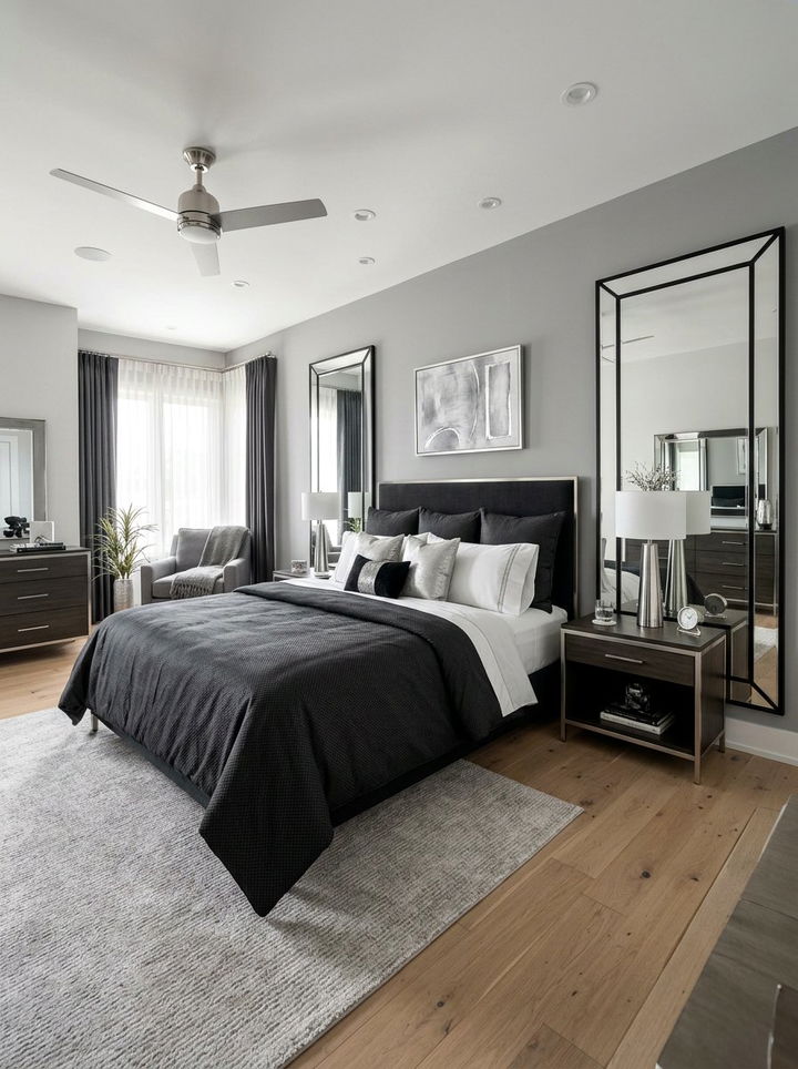 Black Charcoal Duvet Cover - 30 bedroom bedding ideas