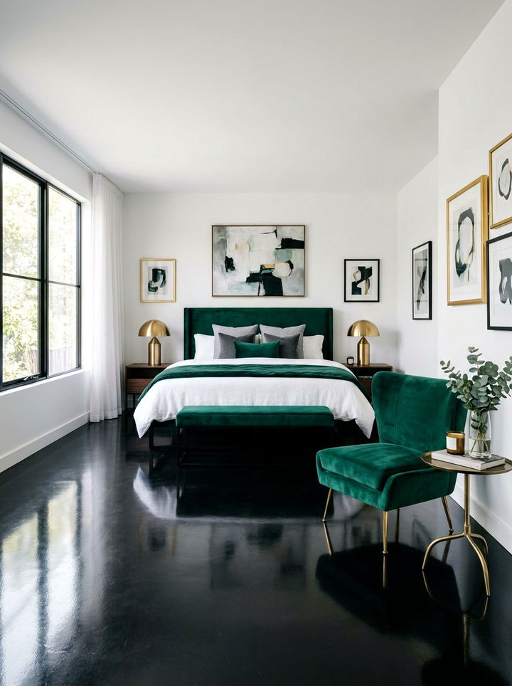 Black Concrete Floor Bedroom - 30 bedroom concrete floors