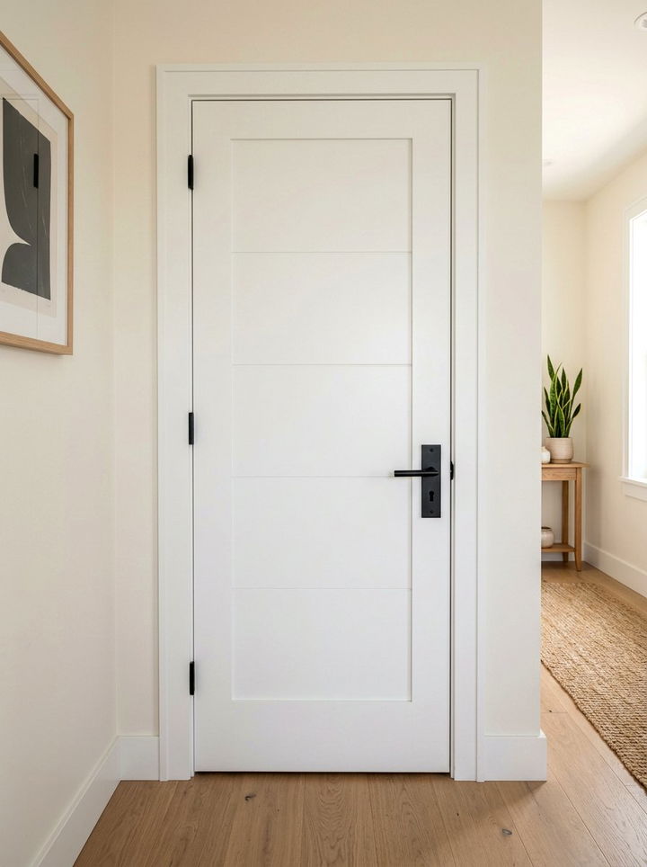 Black Door Handle - 30 black bedroom accessories ideas