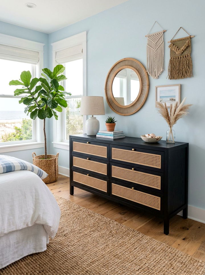 Black Dresser Cane Detail - 30 bedroom black dressers