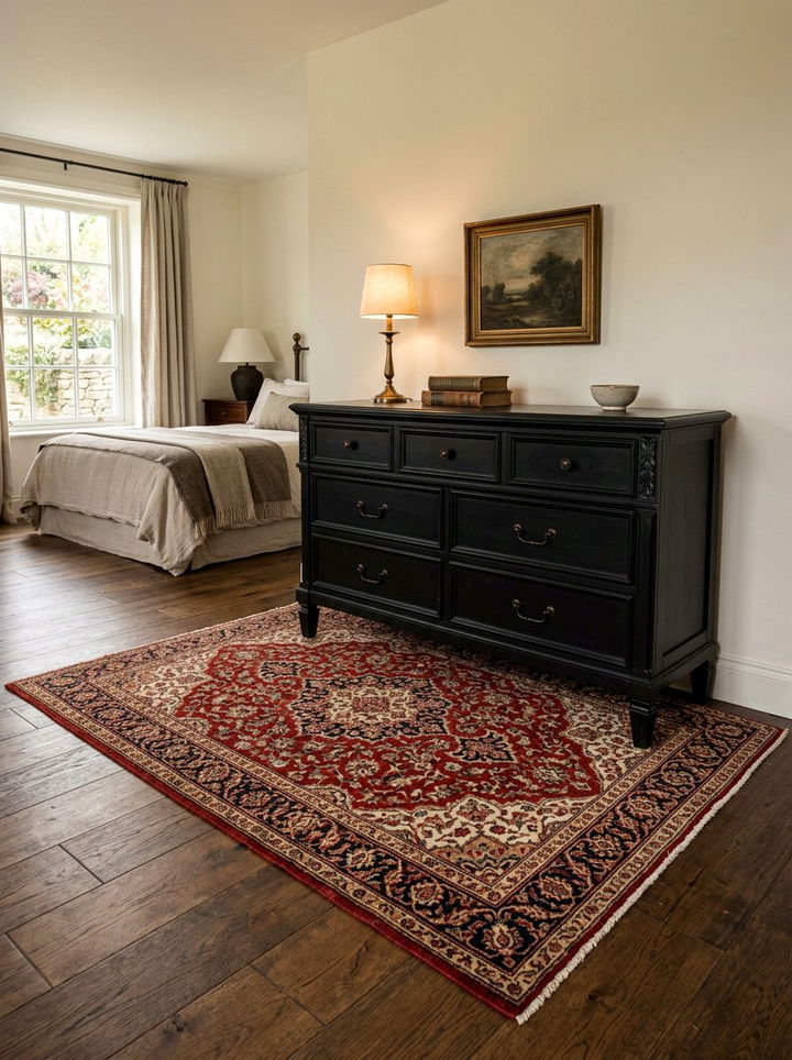 Black Dresser Rug Underneath - 30 bedroom black dressers