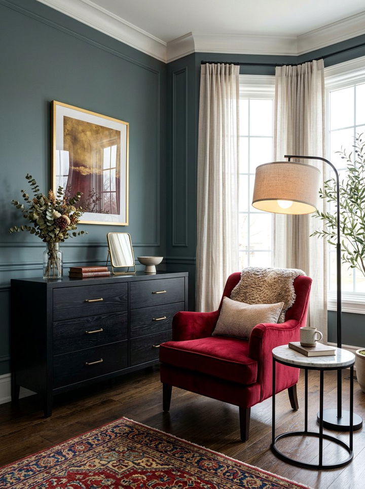 Black Dresser Velvet Chair - 30 bedroom black dressers