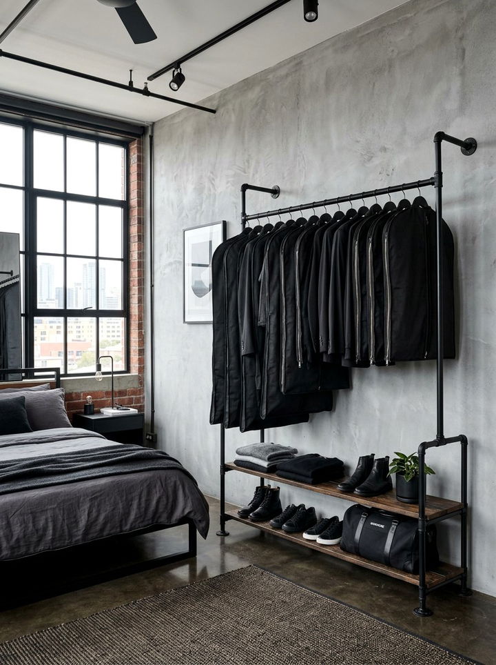 Black Fabric Garment Bag - 30 bedroom suit bags