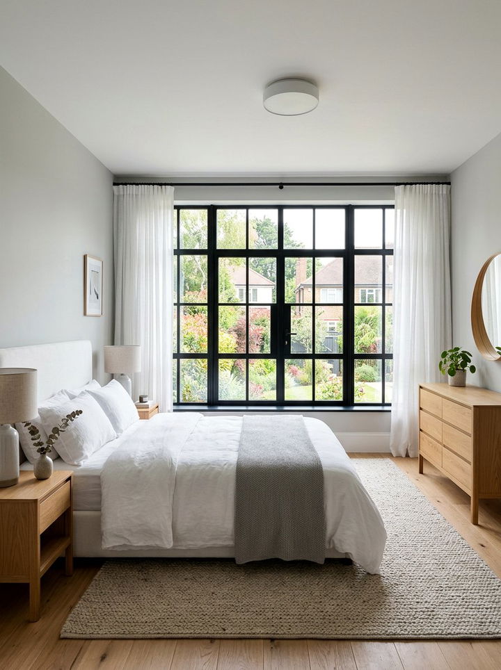 Black Frame Bedroom Window - 30 bedroom window design ideas