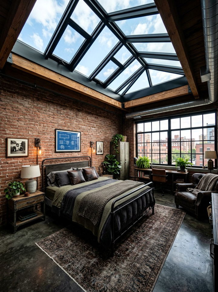 Black Frame Skylight - 30 bedroom skylights