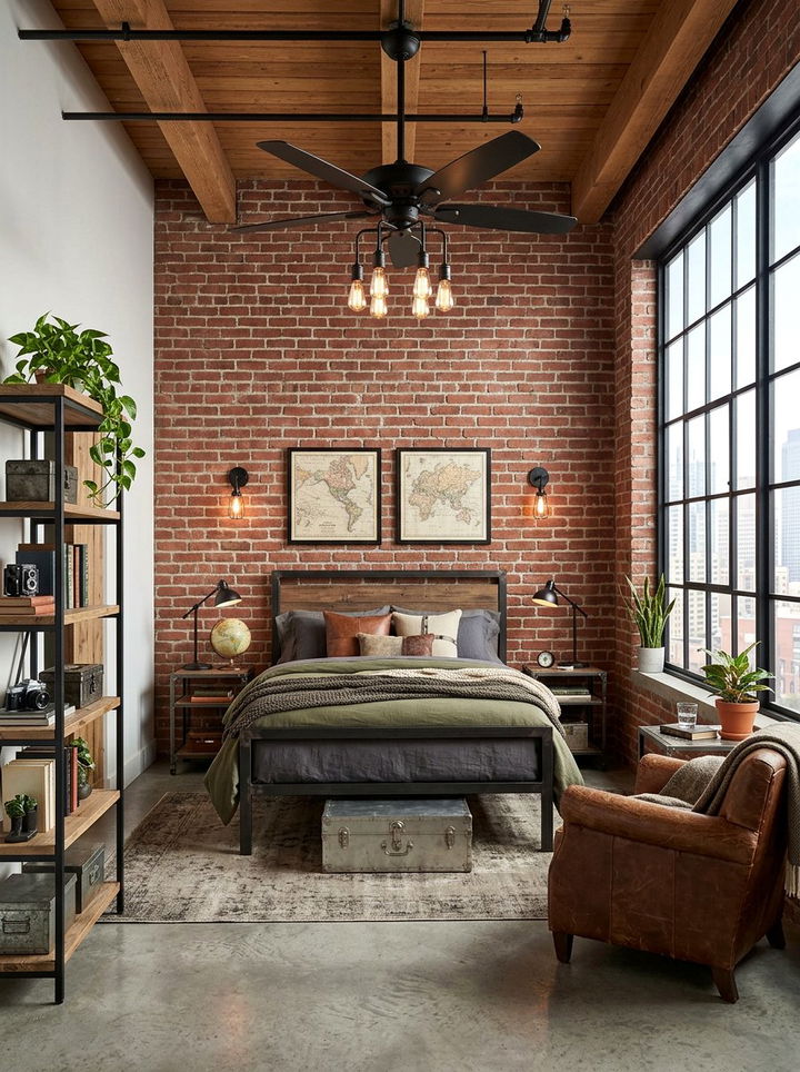 Black Industrial Fan - 30 bedroom fans