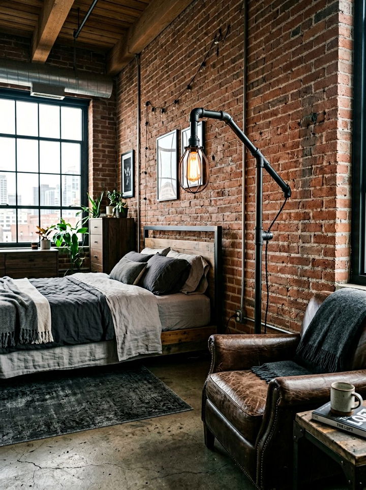 Black Industrial Floor Lamp - 30 bedroom floor lamps