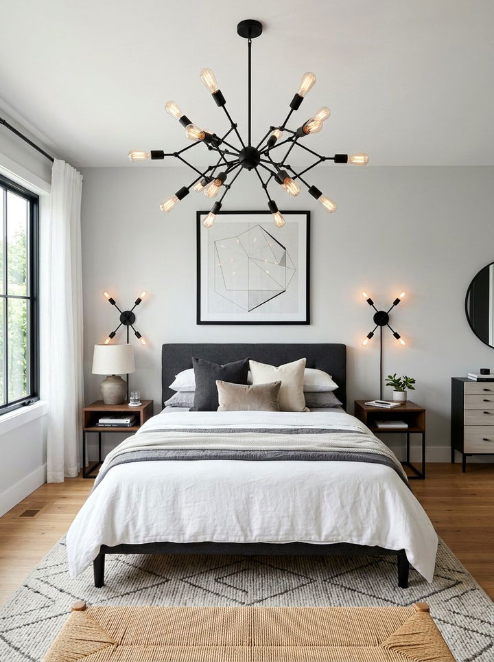 Black Light Fixtures Bedroom - 30 modern black bedroom ideas