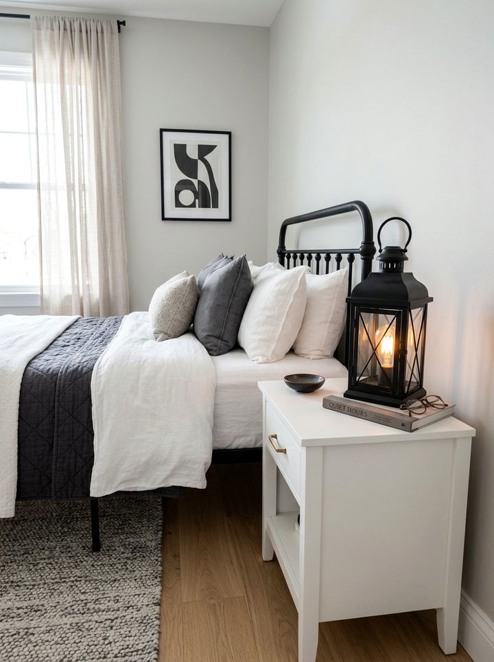 Black Metal Bedroom Lantern - 30 bedroom candle lanterns