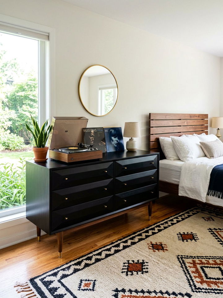 Black Mid Century Dresser - 30 bedroom black dressers