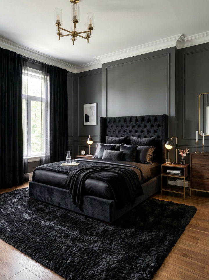 30 Stylish Black Bedroom Decor Ideas for a Modern Look