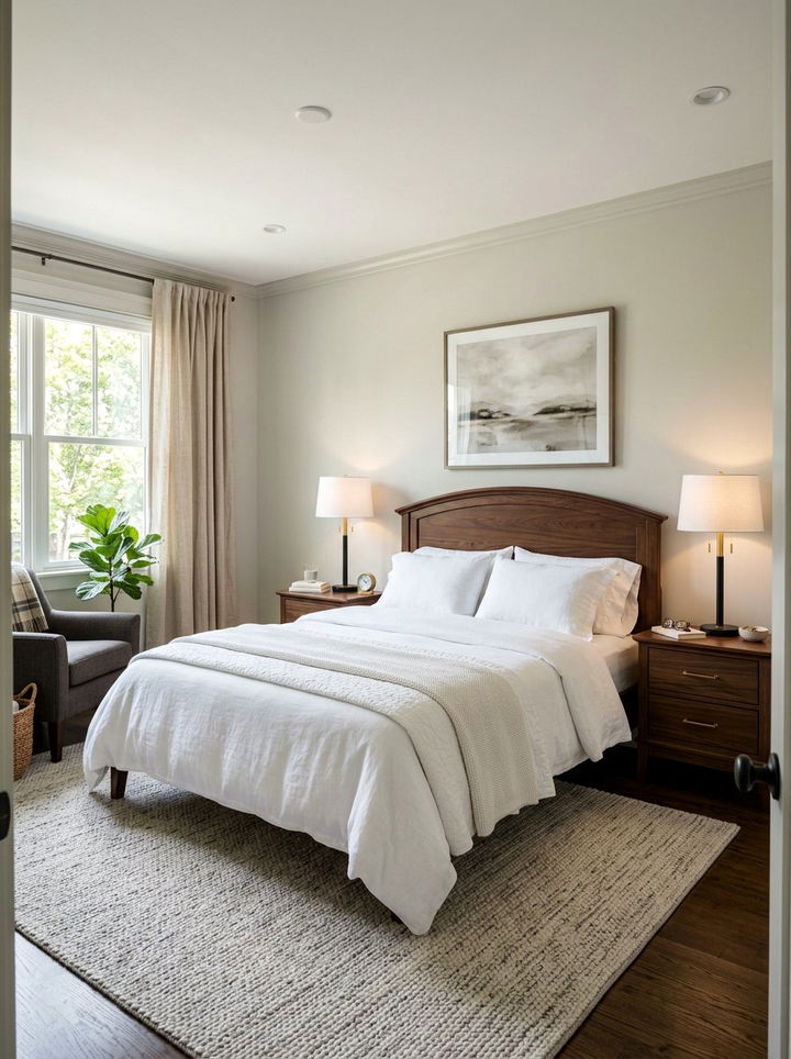 Black brass lamp bedroom - 30 traditional black bedroom ideas