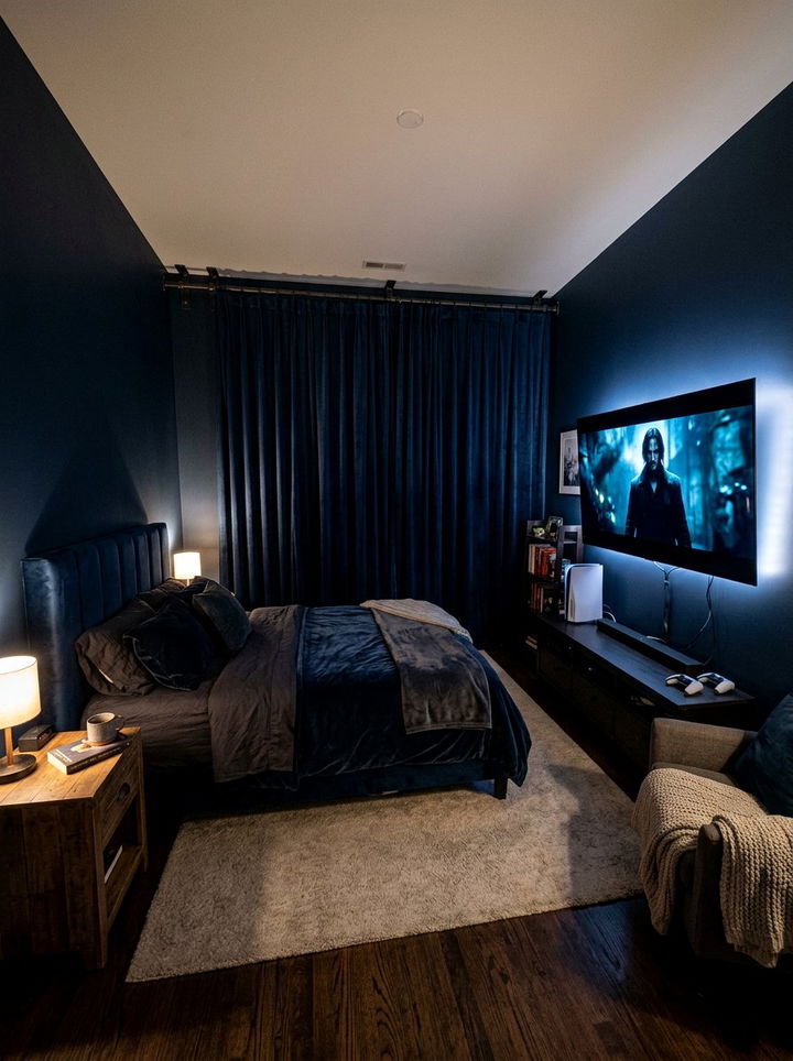 Blackout Curtain - 30 video game bedroom ideas
