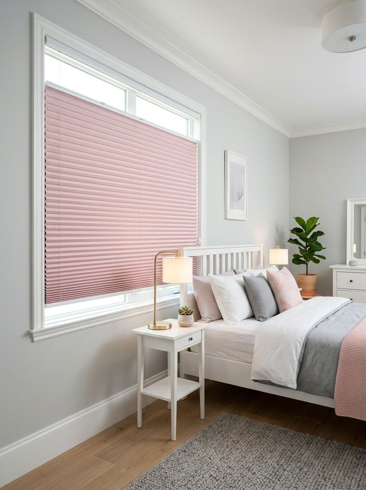 Blackout Pleated Shades - 30 bedroom blackout solutions
