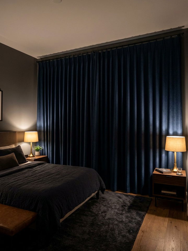 Blackout Window Treatment - 30 insomnia bedroom ideas