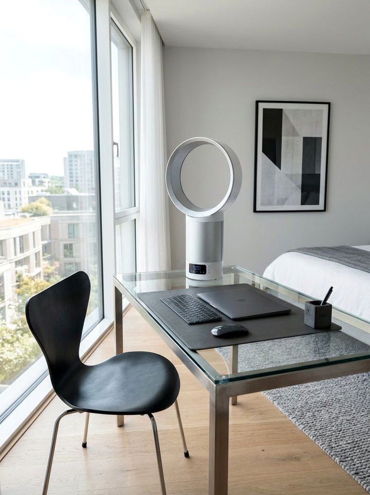 Bladeless Silent Bedroom Fan - 30 bedroom desk fans