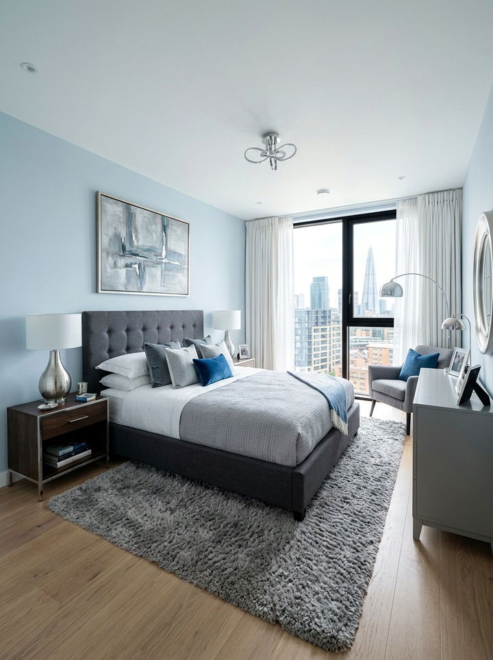 Blue And Grey Bedroom - 30 pastel blue bedroom ideas