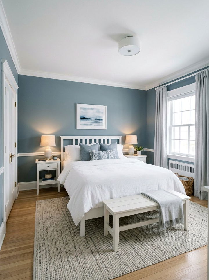 Blue Gray And White Bedroom - 30 blue gray bedroom ideas
