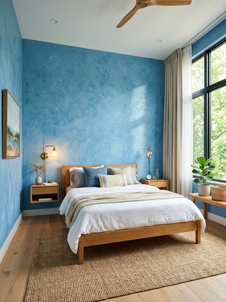 30 Minimalist Blue Bedroom Ideas for a Peaceful Sanctuary