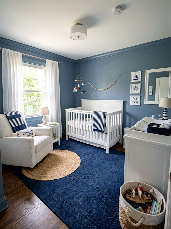 Blue nursery - 30 baby bedroom ideas