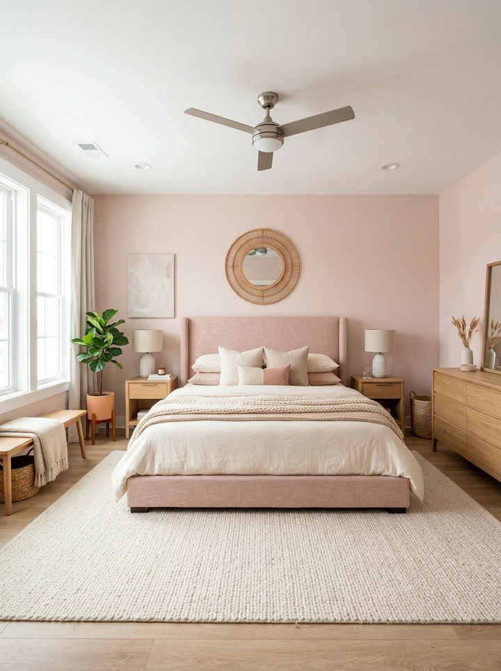 Blush Pink Bedroom - 30 pink bedroom ideas