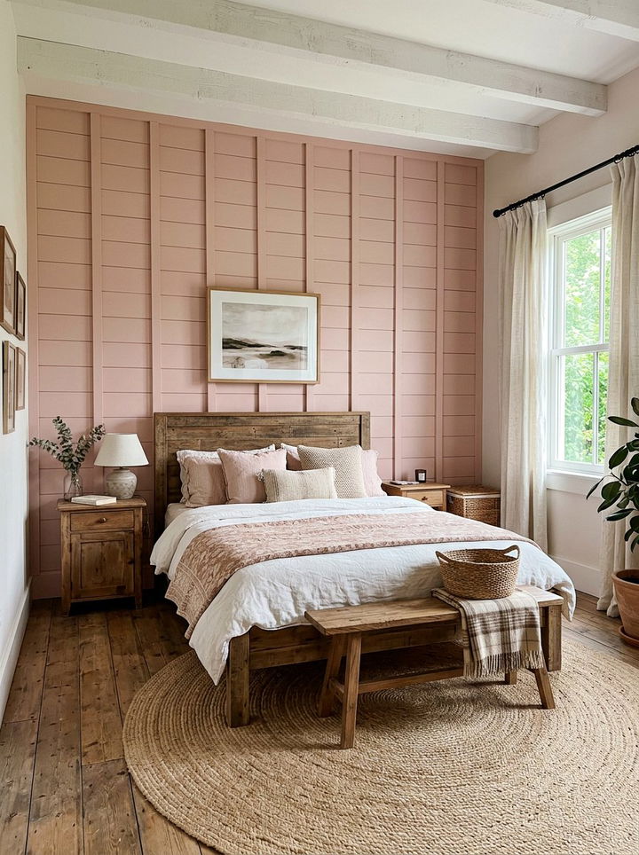 Blush pink board and batten - 30 blush pink accent wall bedroom