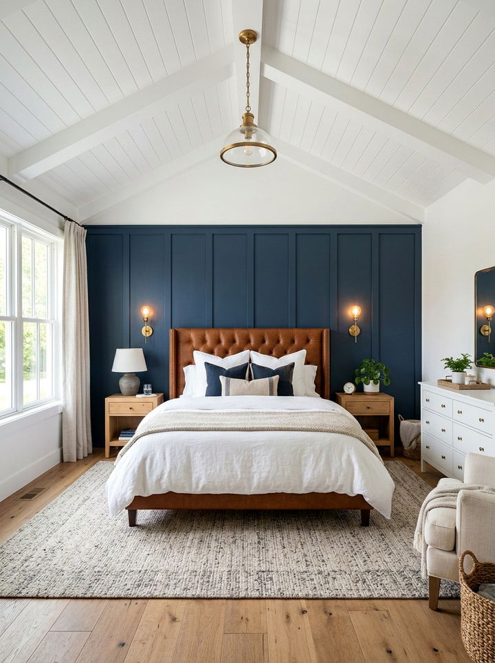 Board And Batten Accent Wall - 30 bedroom textured walls