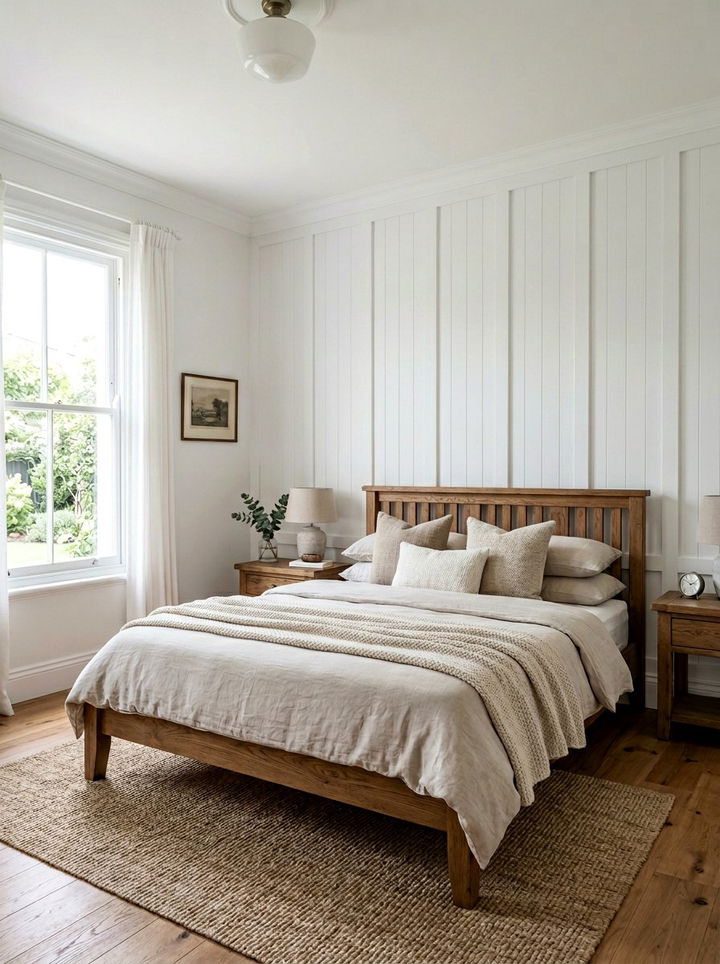 Board And Batten Accent Wall - 30 bedroom accent walls