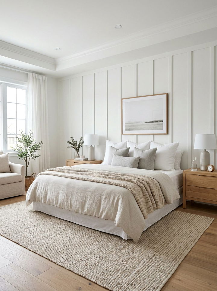 Board And Batten Wall - 30 bedroom trim ideas