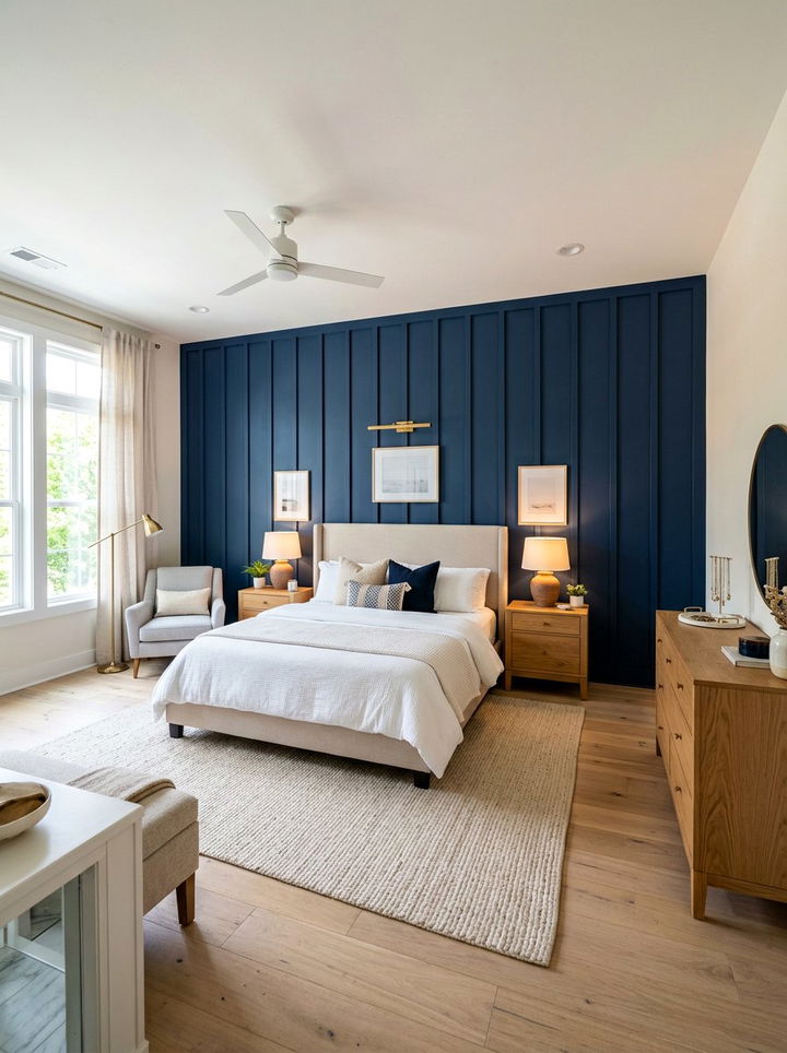 Board And Batten Wall - 30 fixer upper bedroom ideas