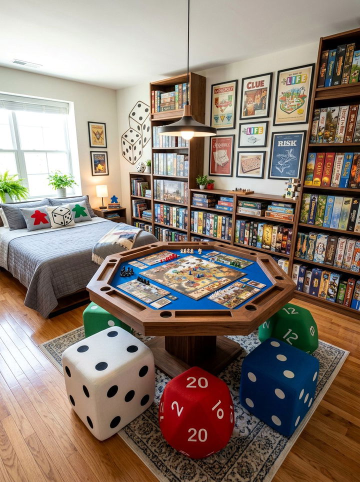 Board game bedroom - 30 nerd bedroom ideas
