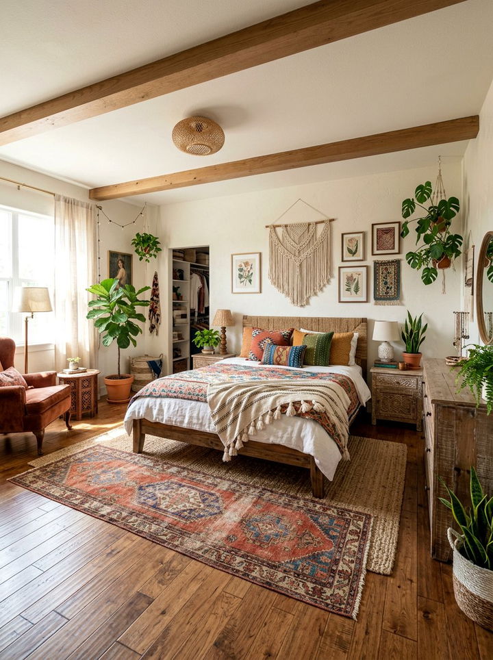 Bohemian Chic Bedroom - 30 bedroom decoration ideas