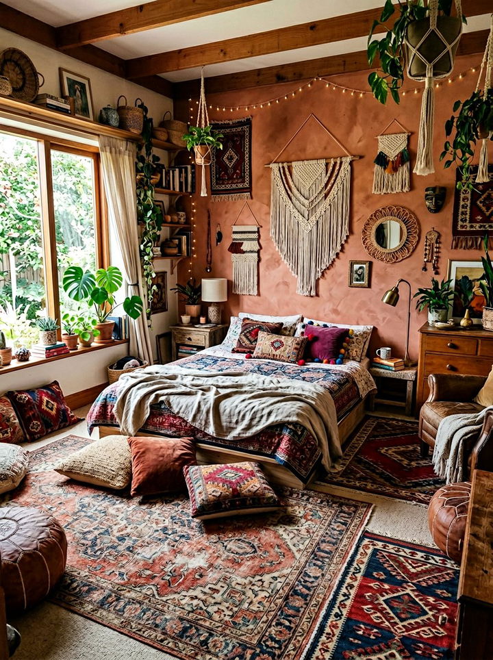 Bohemian Cluttercore Bedroom - 30 cluttercore bedroom ideas