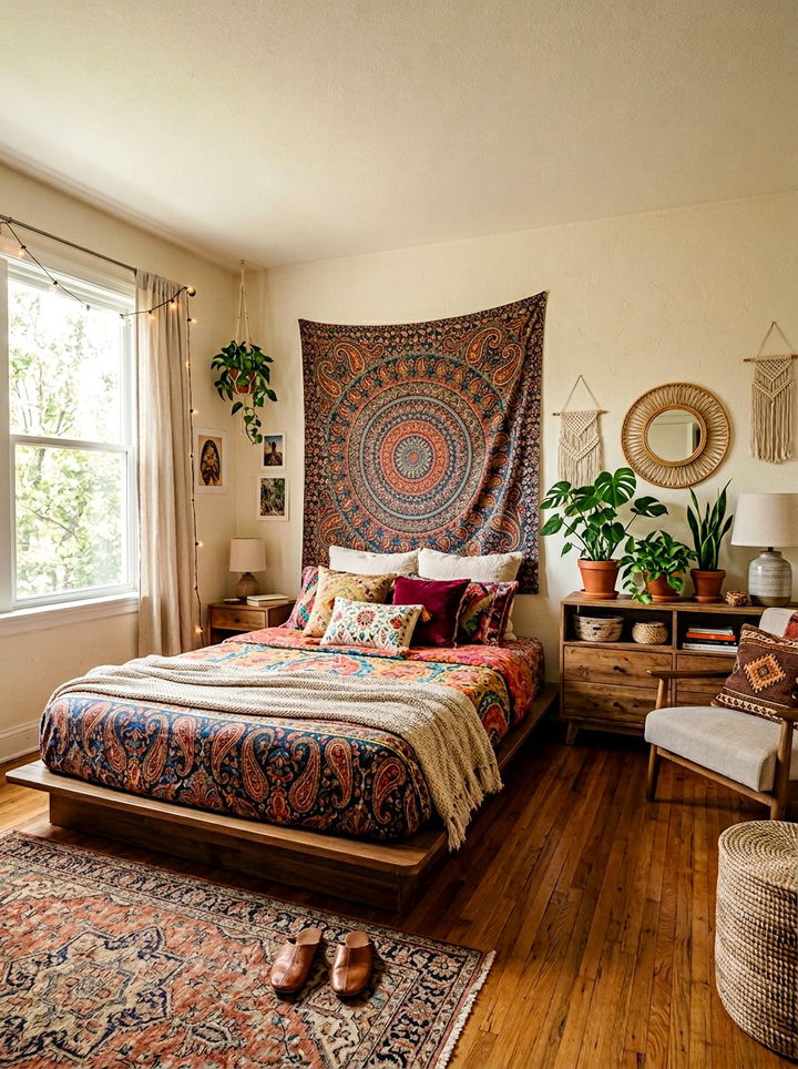 Bohemian Fitted Sheets - 30 bedroom fitted sheets