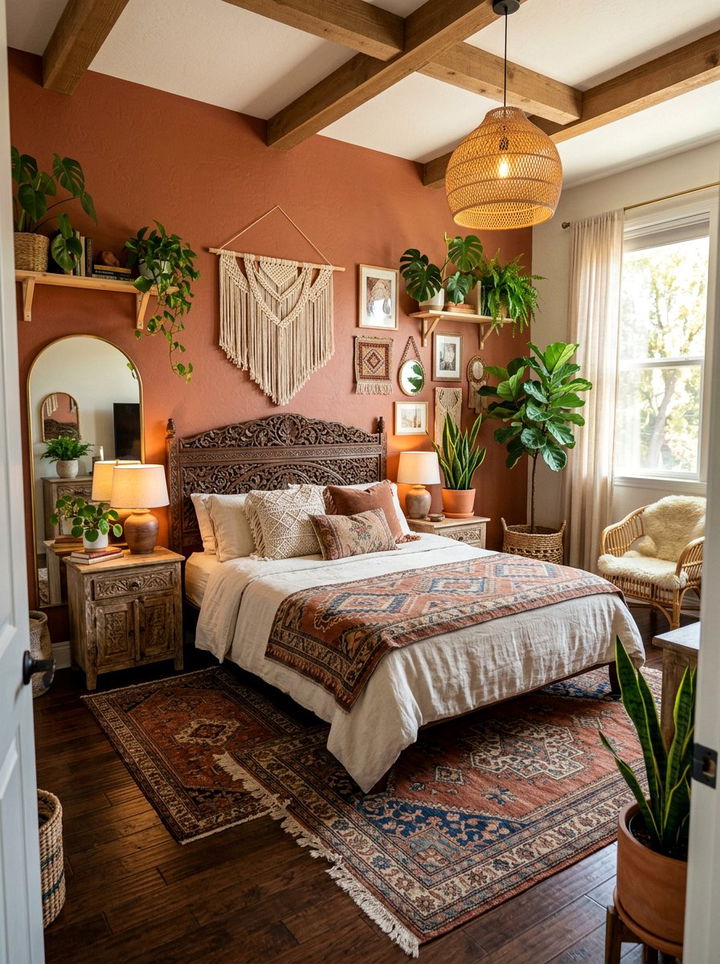 Bohemian Luxury Bedroom - 30 luxe bedroom ideas