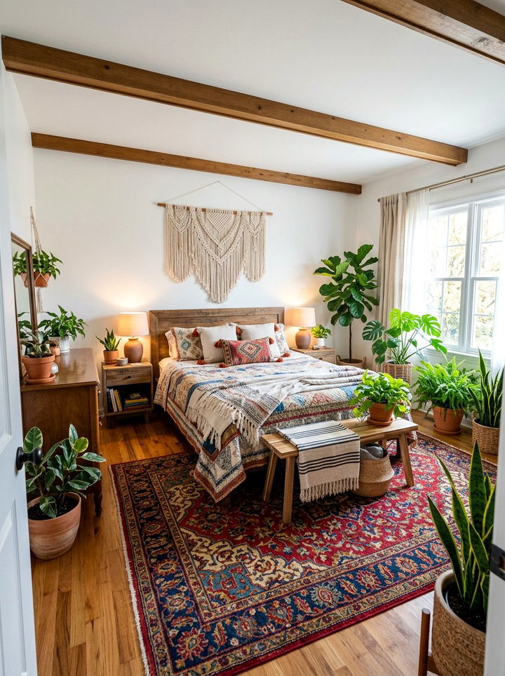 Bohemian Master Bedroom - 30 show home bedroom ideas