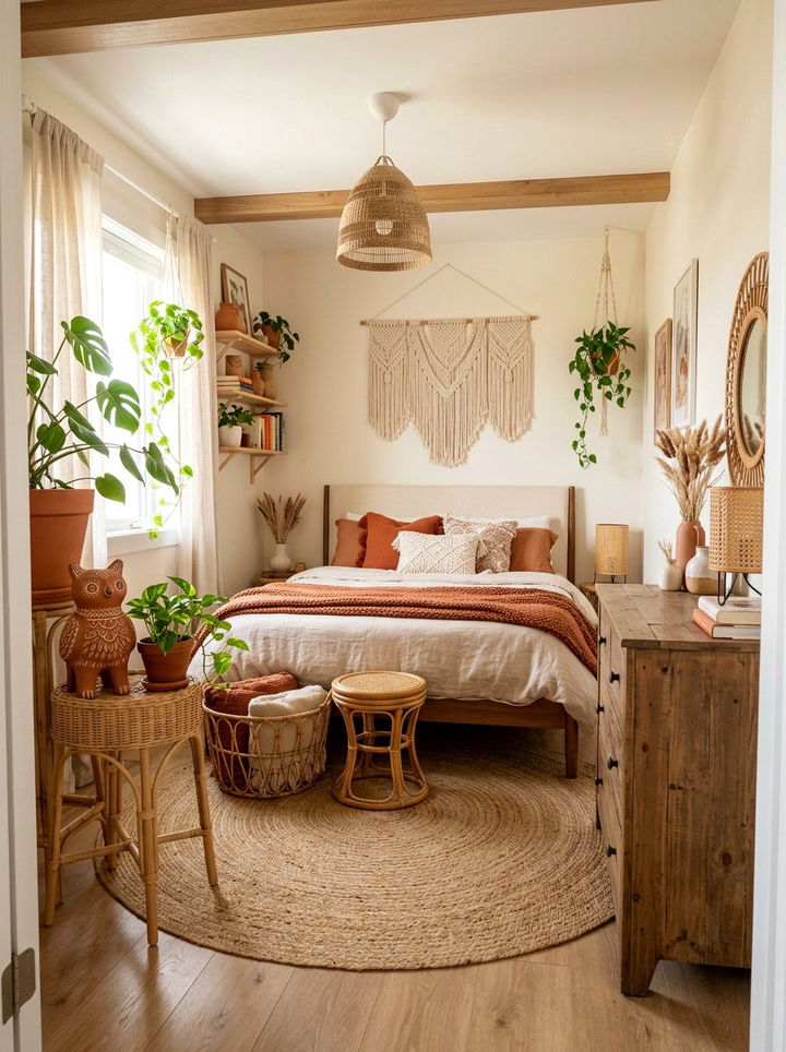 Bohemian Terracotta Figurine Bedroom - 30 bedroom figurines