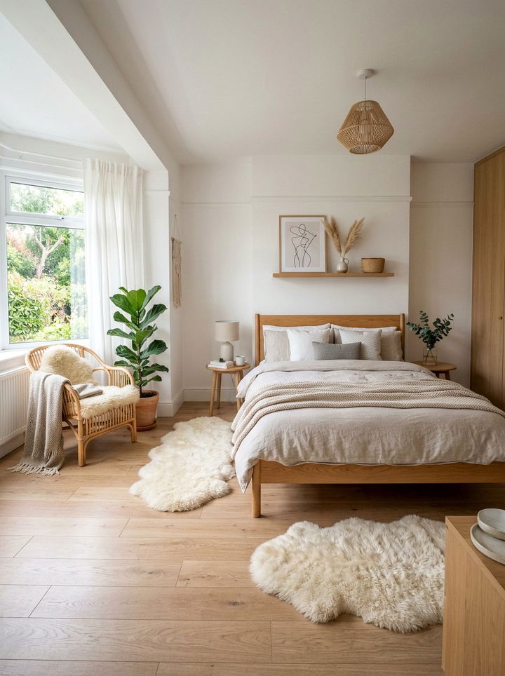 Bohemian To Scandinavian Bedroom - 30 bedroom transition ideas