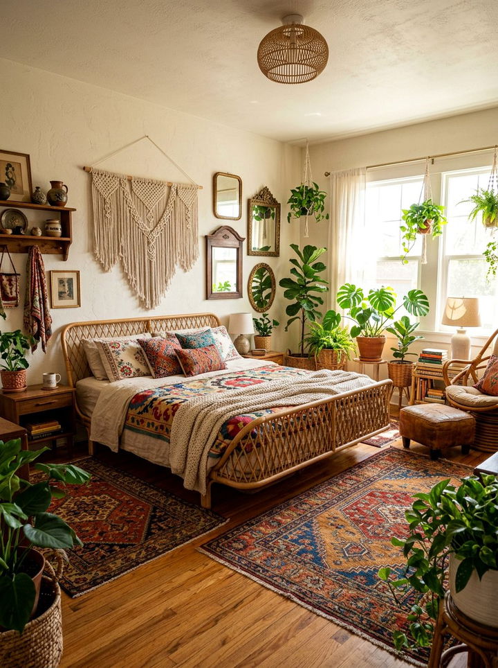 Bohemian Vintage Bedroom - 30 antique bedroom ideas