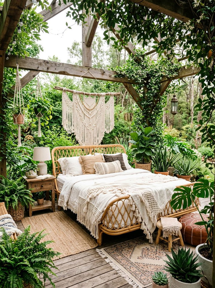 Bohemian White Bedroom - 30 bedroom white bedding ideas