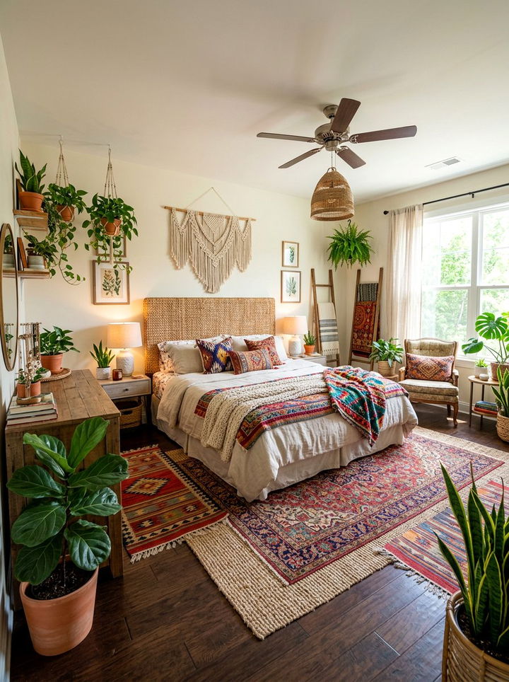 Bohemian master bedroom retreat - 30 empty nester bedroom ideas