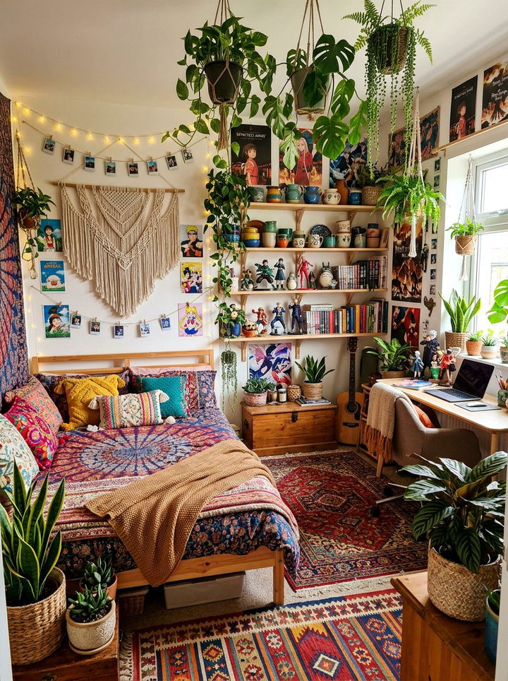 Boho Anime Bedroom - 30 anime bedroom ideas